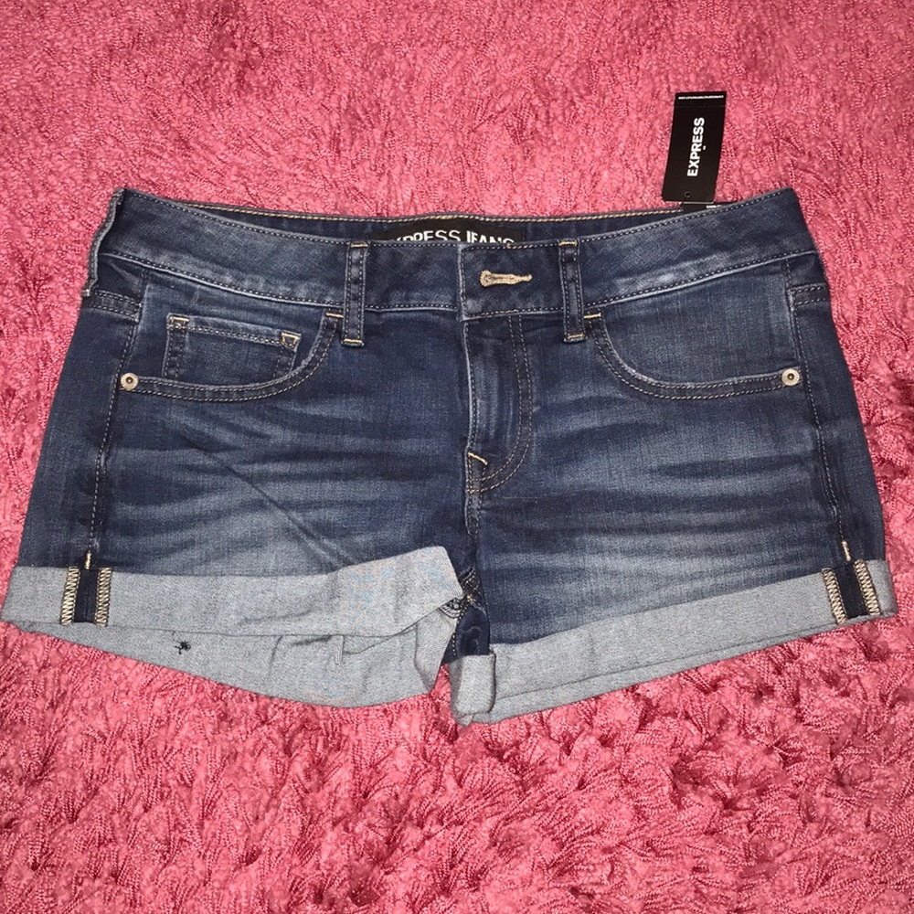 Express jean shorts